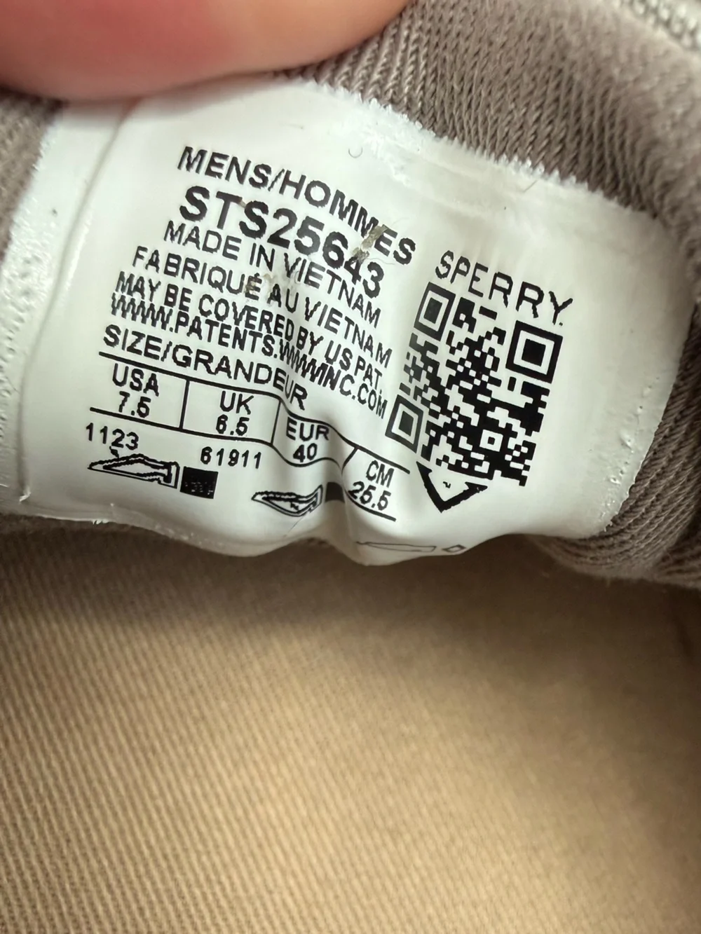 Sperry lightweight canvas